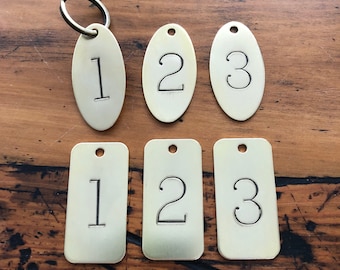 Silver Locker Number Plates 2x1 Locker Number - Etsy