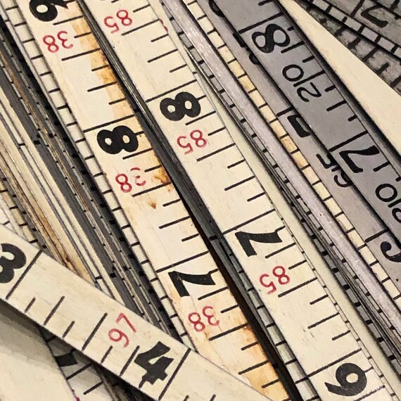5 pieces - Antique metal measuring tape - vintage… - image 3