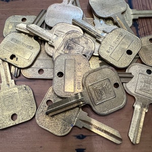 Vintage 1980's Best Western Hotel Keys Uncut blanks hotel keys motel keys image 1