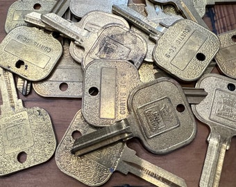 Vintage 1980's Best Western Hotel Keys - Uncut blanks - hotel keys - motel keys -