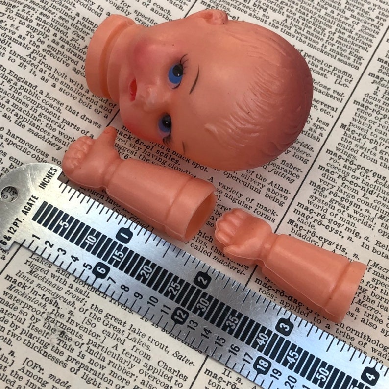 DeAO Testa Bambola Da Truccare E Pettinare 25cm, Testa Da