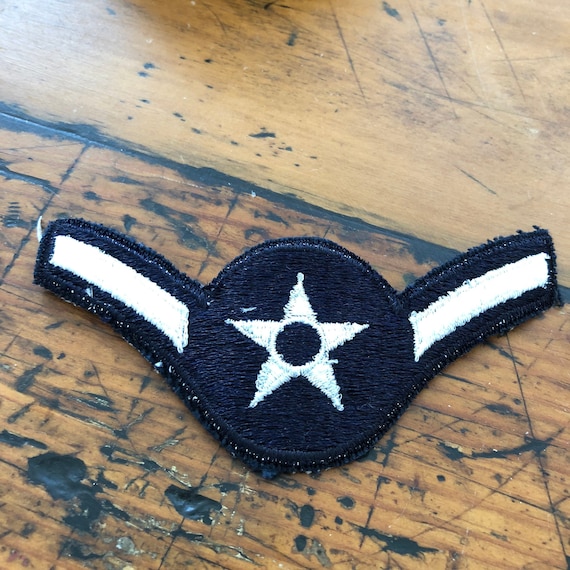 Military Patch- Airforce- Vintage sew on patch - vintage patch - vintage military patch - USA