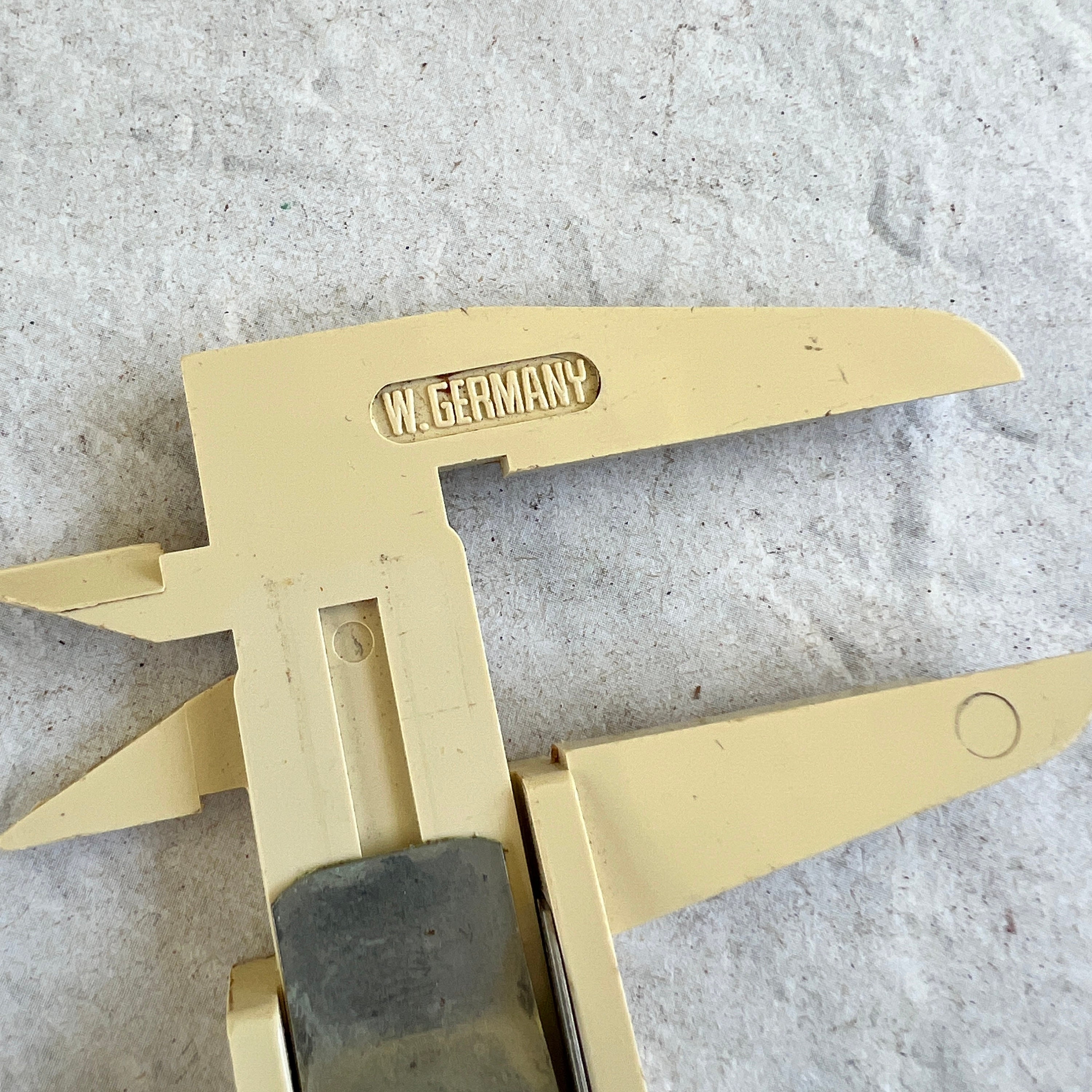 Vintage Plastic Caliper - Old Science Classroom Tool - Measurement Tool ...