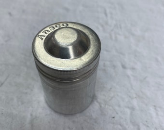 Agfa ansco 35mm film - canister - metal film tin - film camera - vintage film canister - small metal tin - metal canister - vintage film