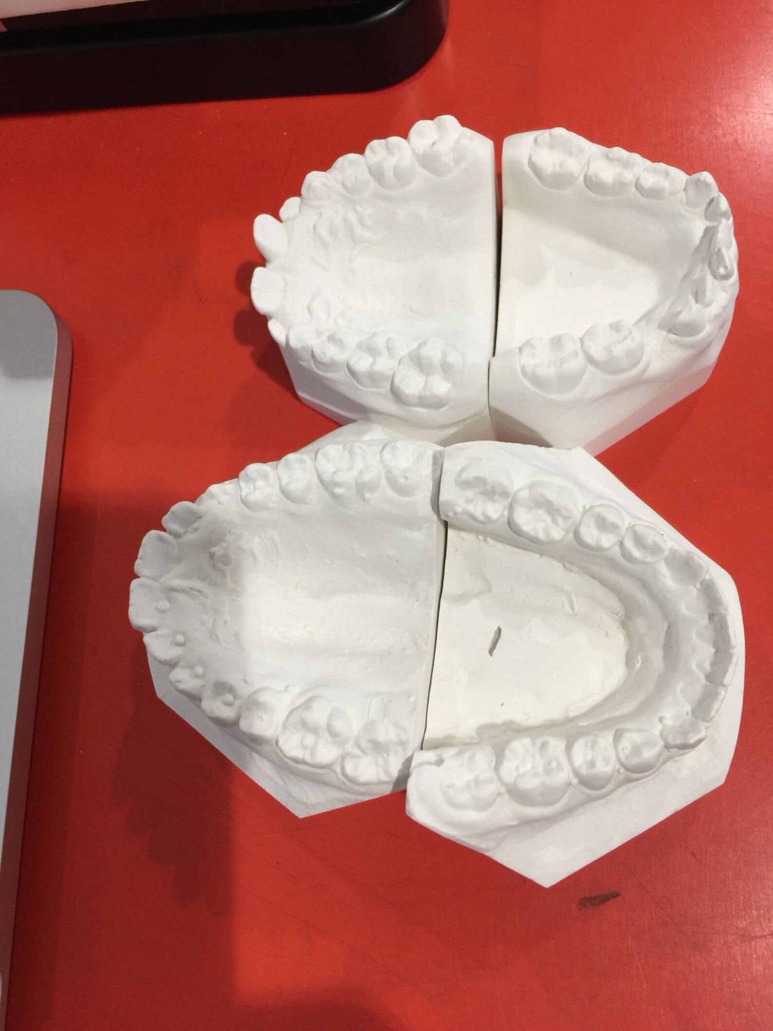 Creepy Vintage Dental Teeth Molds Old Dentist Tooth Mold Etsy