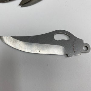 Vintage knife charm - Replacement knife blade - real pocket knife blade - 3&quot; blade replacement - SCHRADE brand