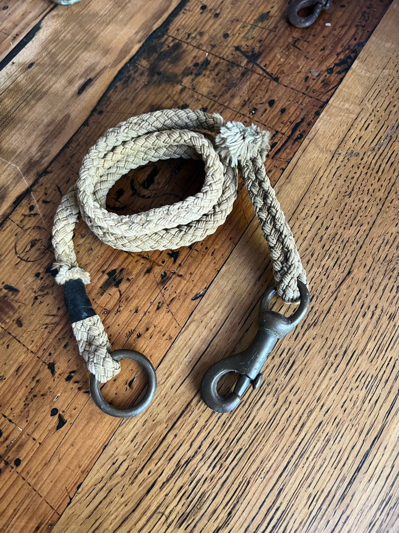 Vintage Rustic Horse Lead Heavy Duty Horse Leash Farm Etsy