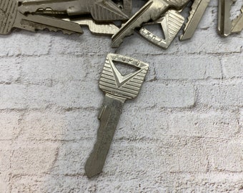 Vintage Ford car key - car key pendant charm - vintage auto key - automotive key - antique ford - classic car key - old car key - 50's key