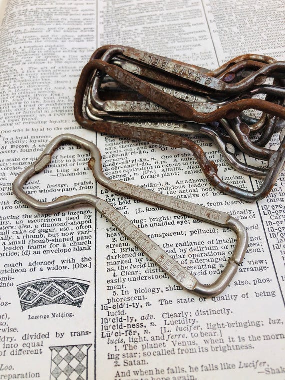 Vintage Bottle Opener - Grain Belt beer bottle opener - vintage beer can opener - retro beer