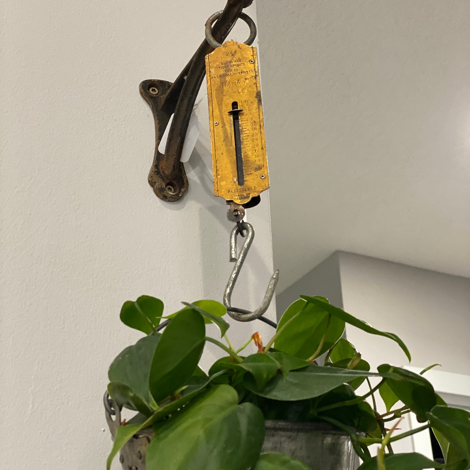 Vintage Metal Hanging Scale Fish Scale household Scale Etsy