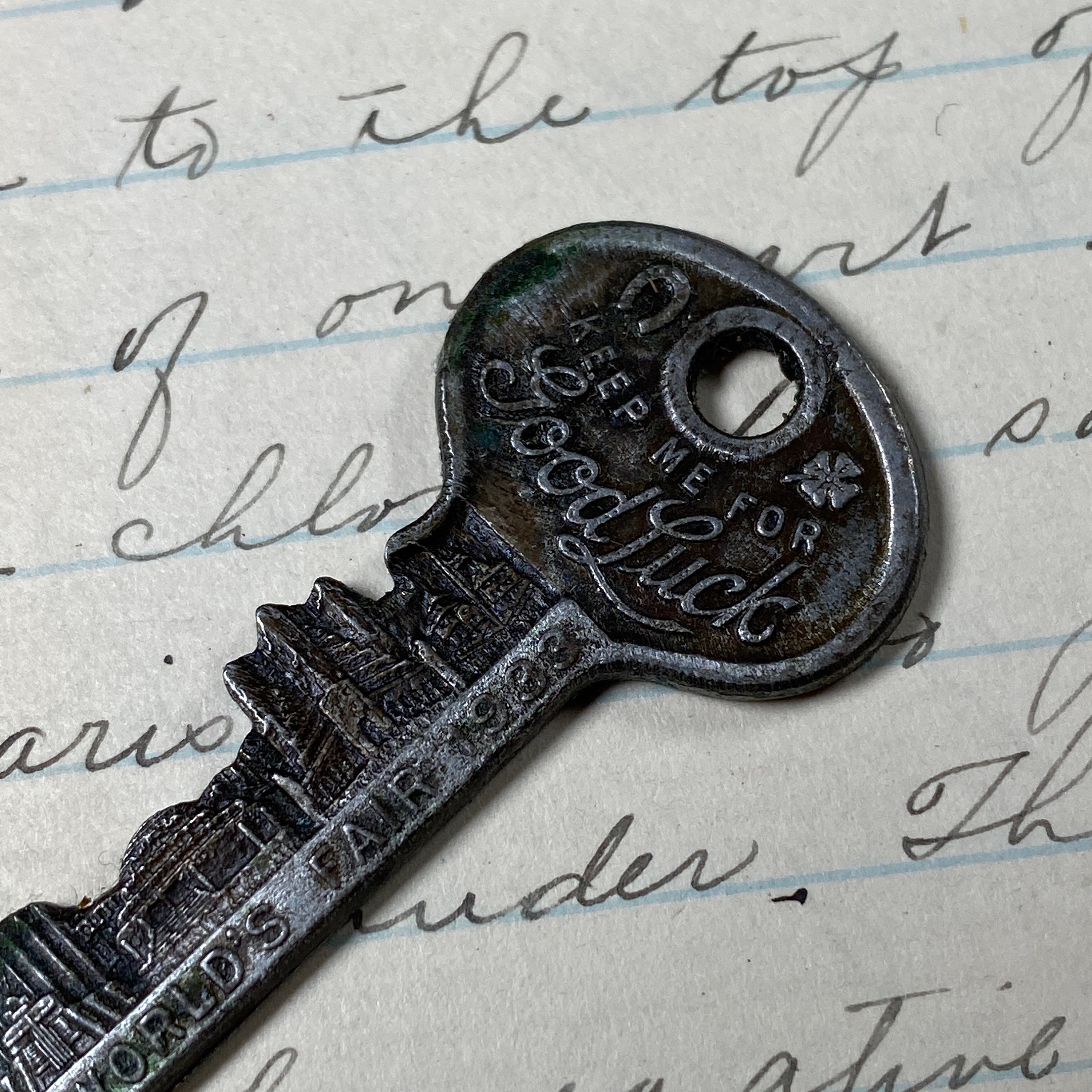 1933 World's Fair Master Key - Good Luck Key - 1933 Chicago