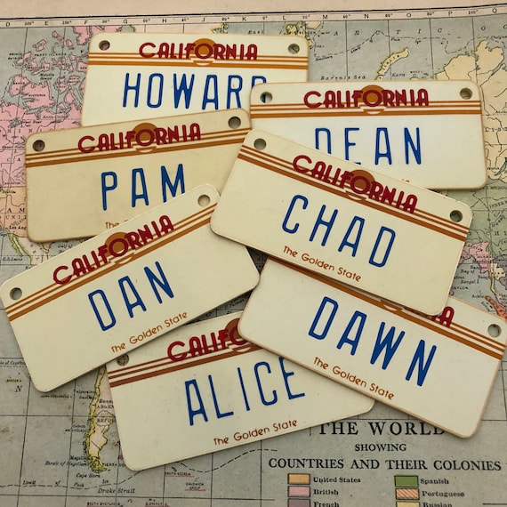 Plaque immatriculation Collection 27,5x7,5 cm | Plaque Immat