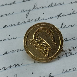 Scorpio zodiac Pin - Gold metal lapel pin - astrology Pin - zodiac pinback gift - zodiac sign pinback