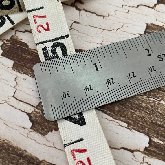 5 pieces - Antique coated heavy waxed cloth measu… - image 4