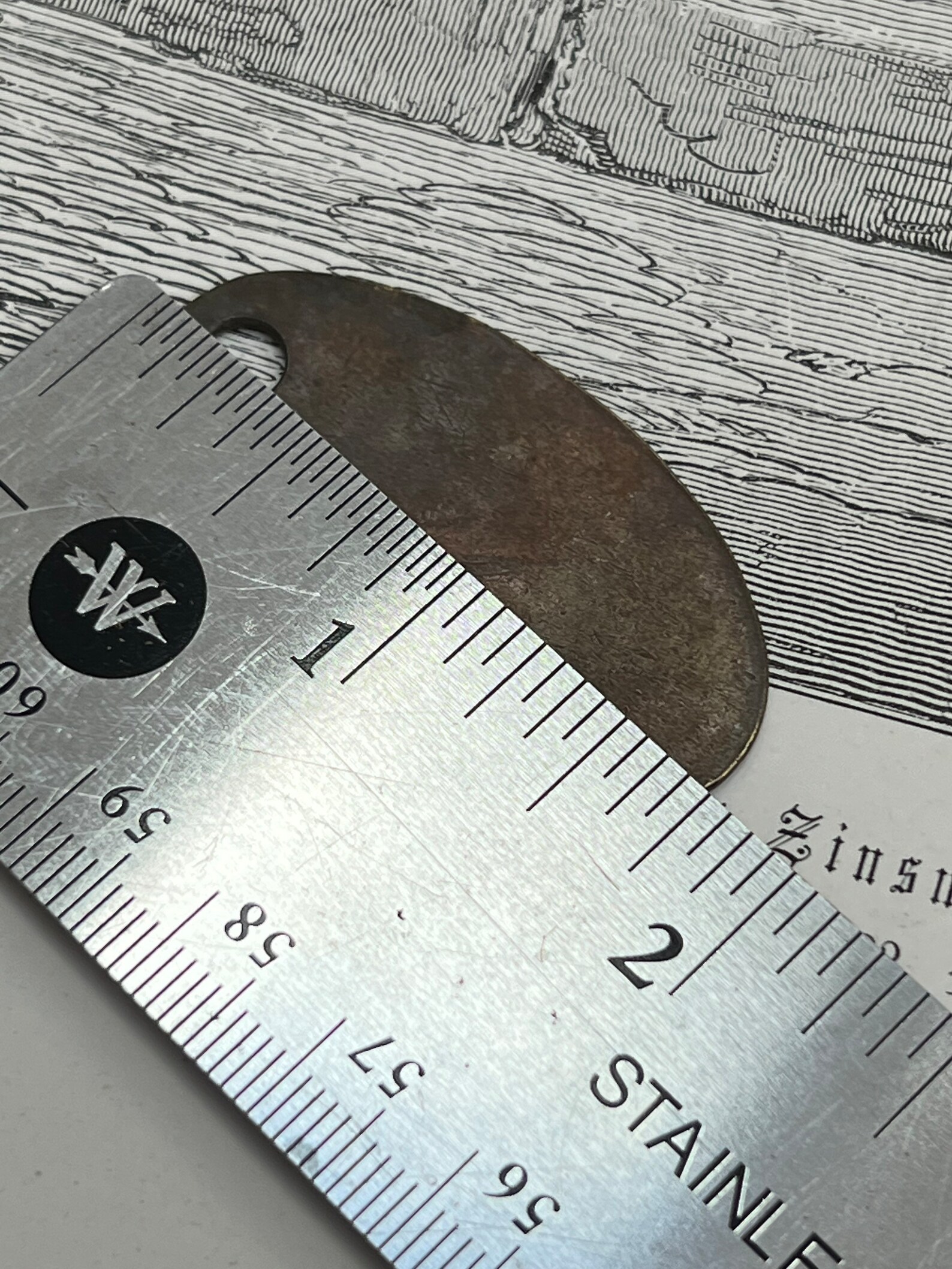 Antique Numbered Brass Tags Year Tag Vintage Room Key Tags Etsy