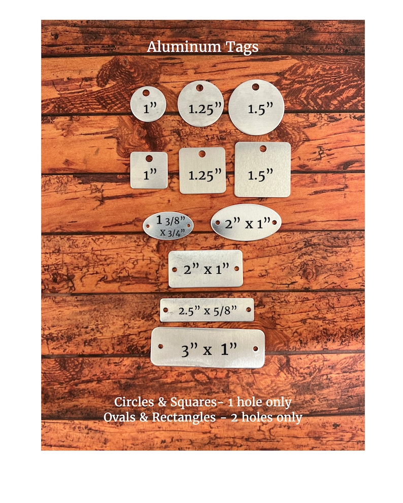 Custom Hand Punched Aluminum Tag Hand Stamped Key Tag Key Etsy