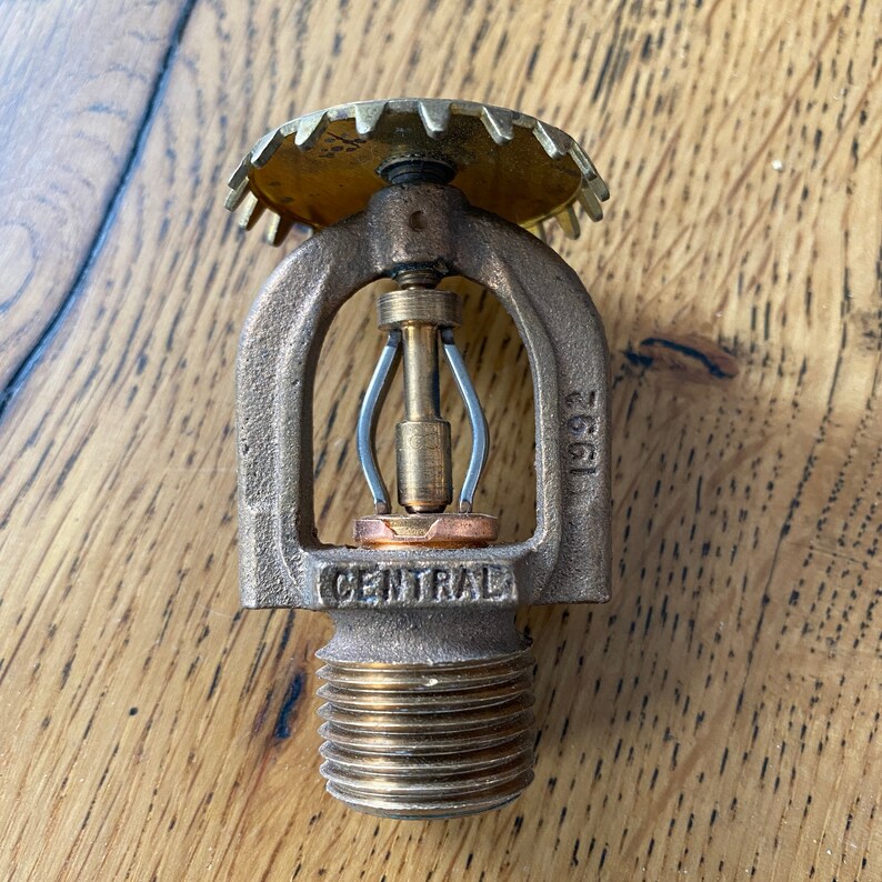 Vintage Copper Sprinkler Heads Central A 1992 ceiling or Etsy