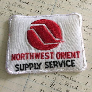 Northwest Orient Supply Service Patches - airline memorabilia - avation - airplane patch