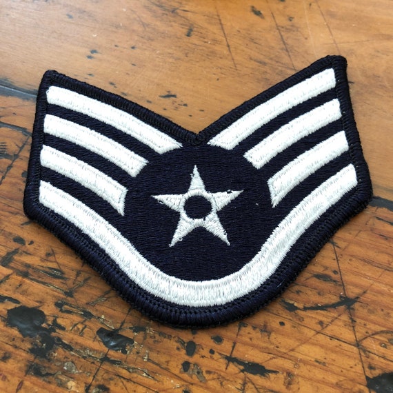 Military Patch- Airforce- Vintage sew on patch - vintage patch - vintage military patch - USA