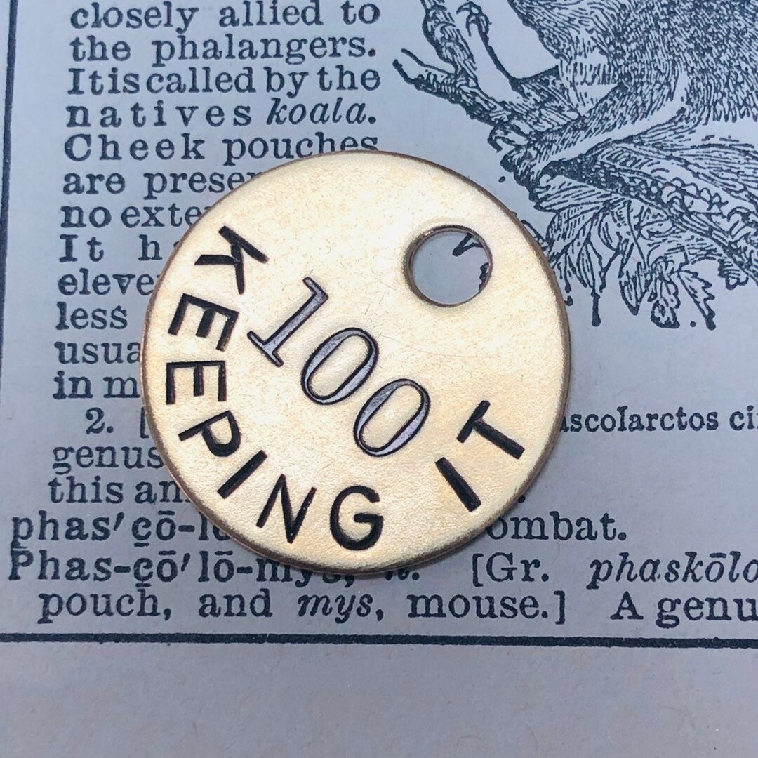 Keeping It 100 SLANG Cool Popular Slang Hand Stamped Etsy