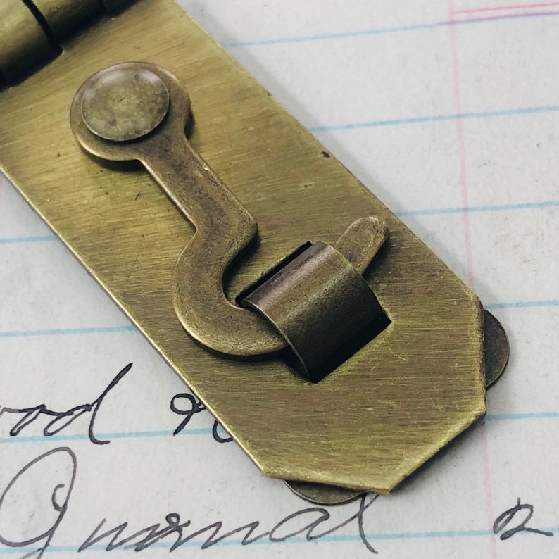 Vintage Brass Small Box Hasp Lock Jewelry Box Lock Clasp Etsy