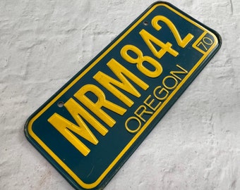 Mini Plaque Vélo Vintage Nevada 1981 4 7/8x2 Pouces Céréales