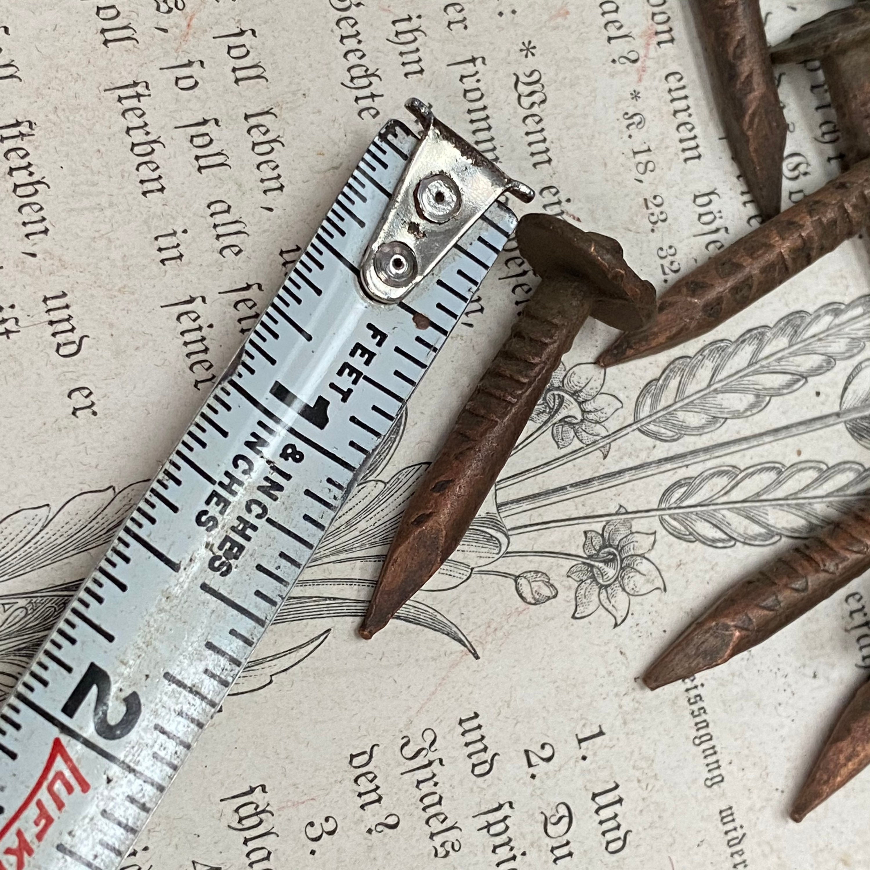 Vintage industrial railroad date nails choose your year jewelry