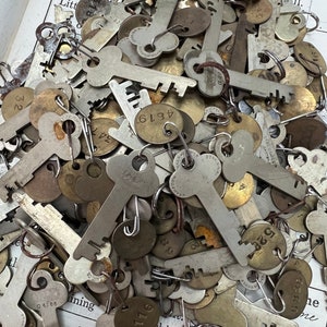 Yale Diebold Bank Safe Key Set - Industrial High Security Key - Vintage ...