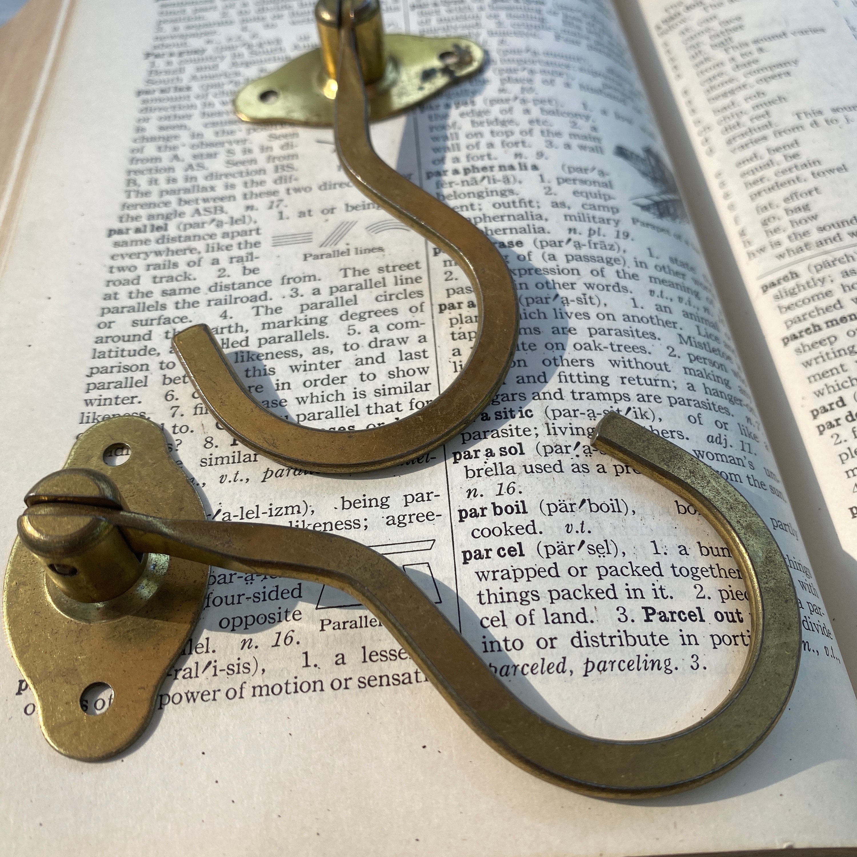 Vintage Brass Swivel Hook Coat Hook Plant Hook Etsy