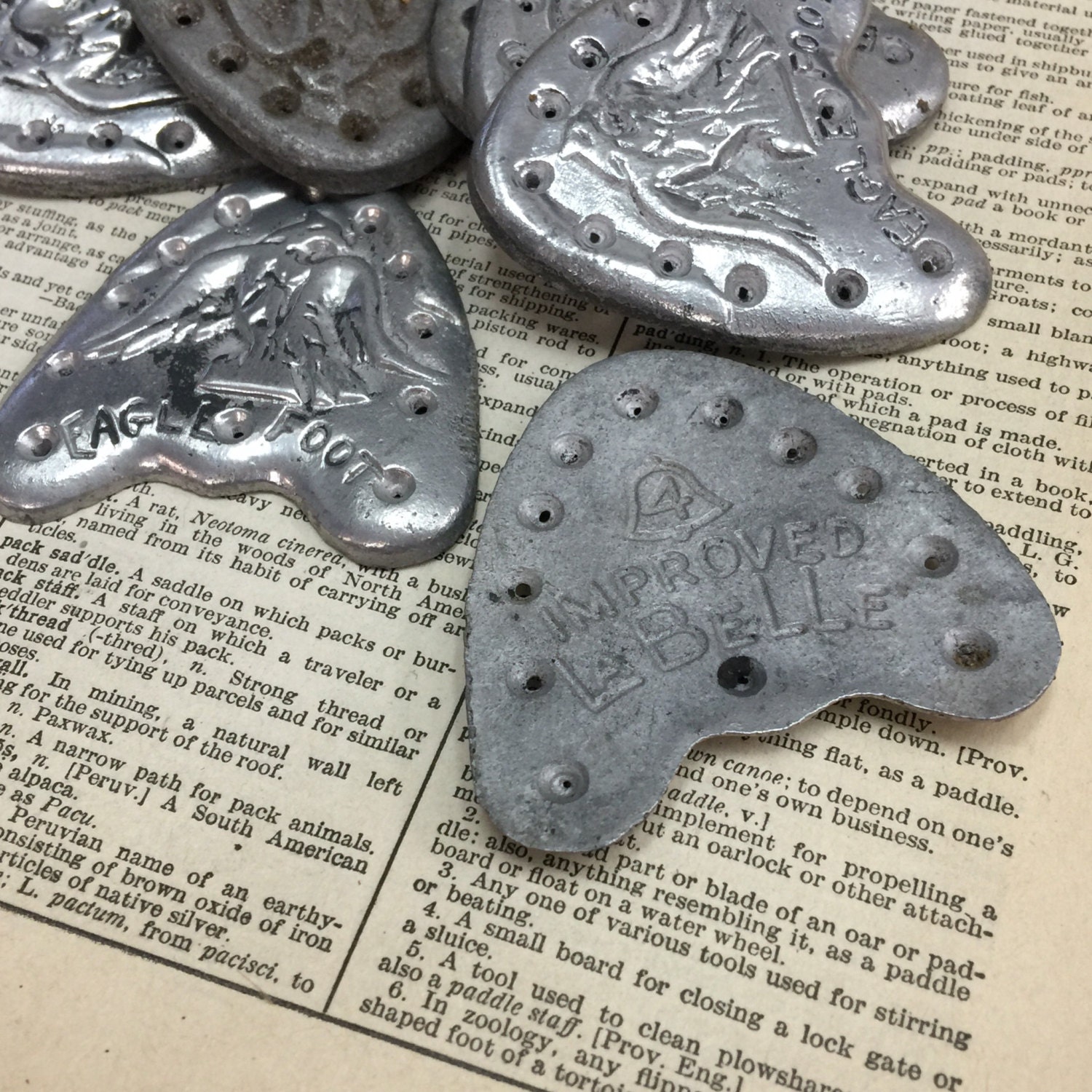 Antique dance Eagle Foot La Belle Tap shoe tap Size 4 vintage tap