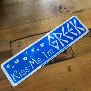 Hologram Bumper stickers 3 to choose from rad stickers 70s 80s stickers Greek