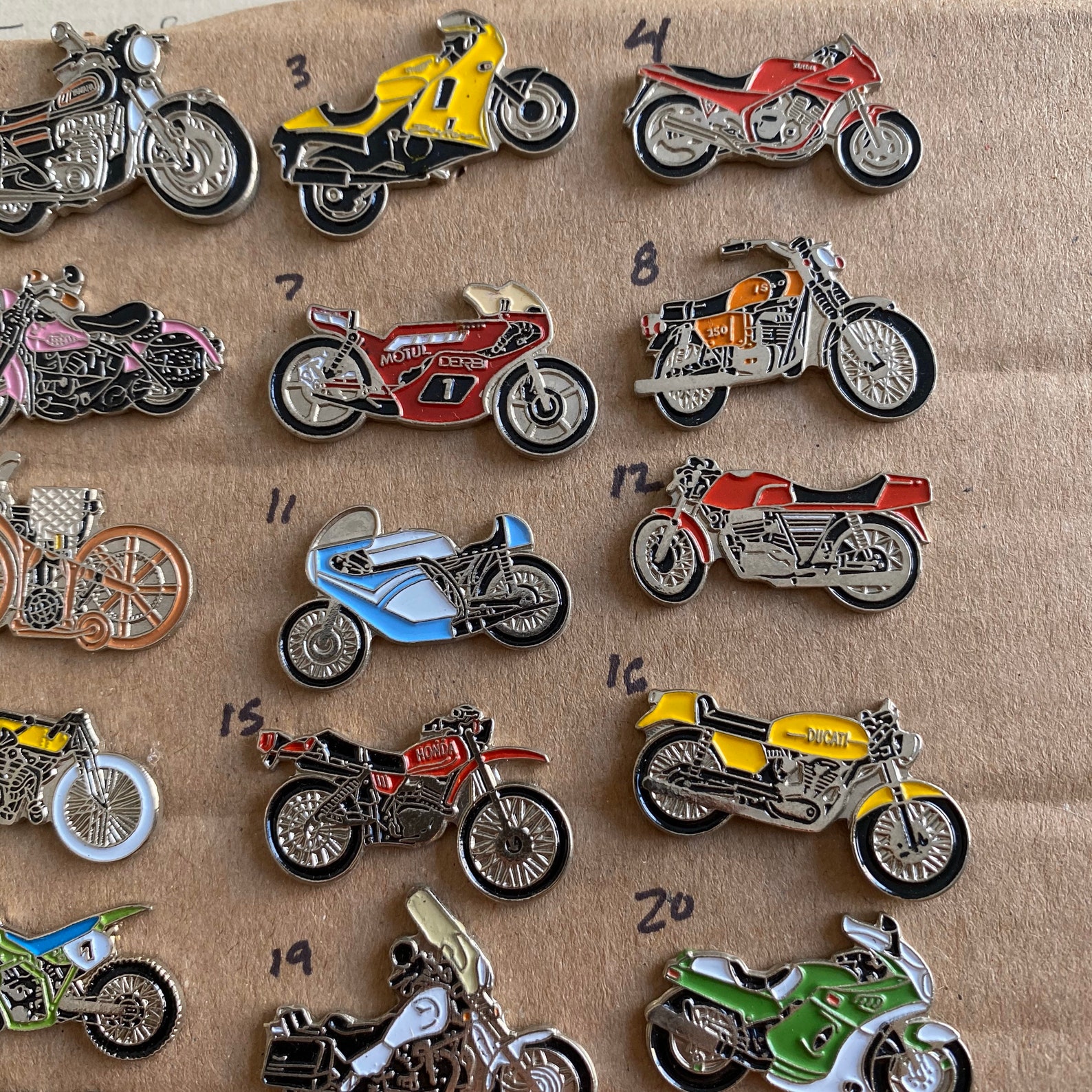Motorcycle lapel pin vintage motorcycle jacket pin biker Etsy