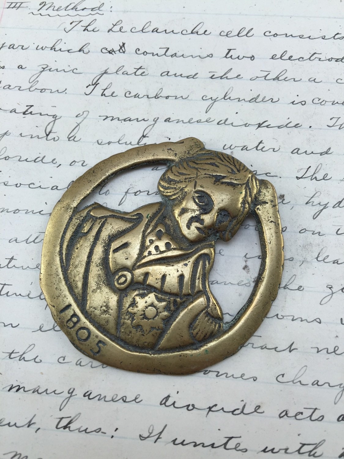 Vintage Brass crown Horse Bridle ornament vintage brass horse harness