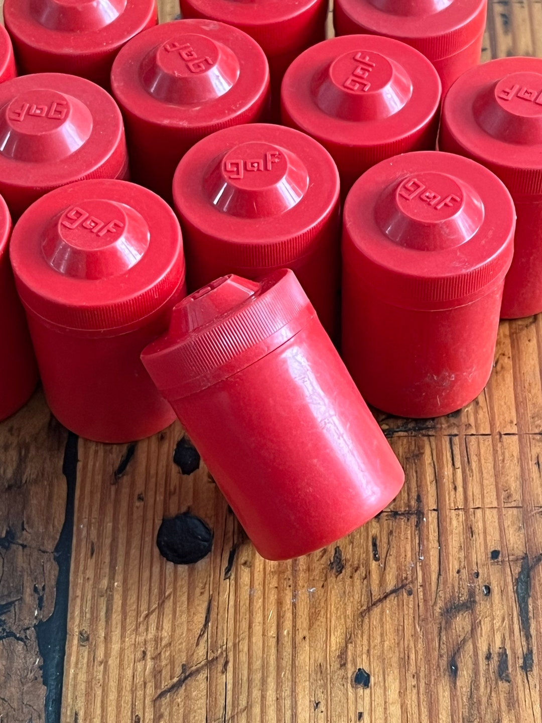 Kodak 35mm Red Plastic Film Canister Film Tin Film Camera Vintage Film Canister Small Plastic