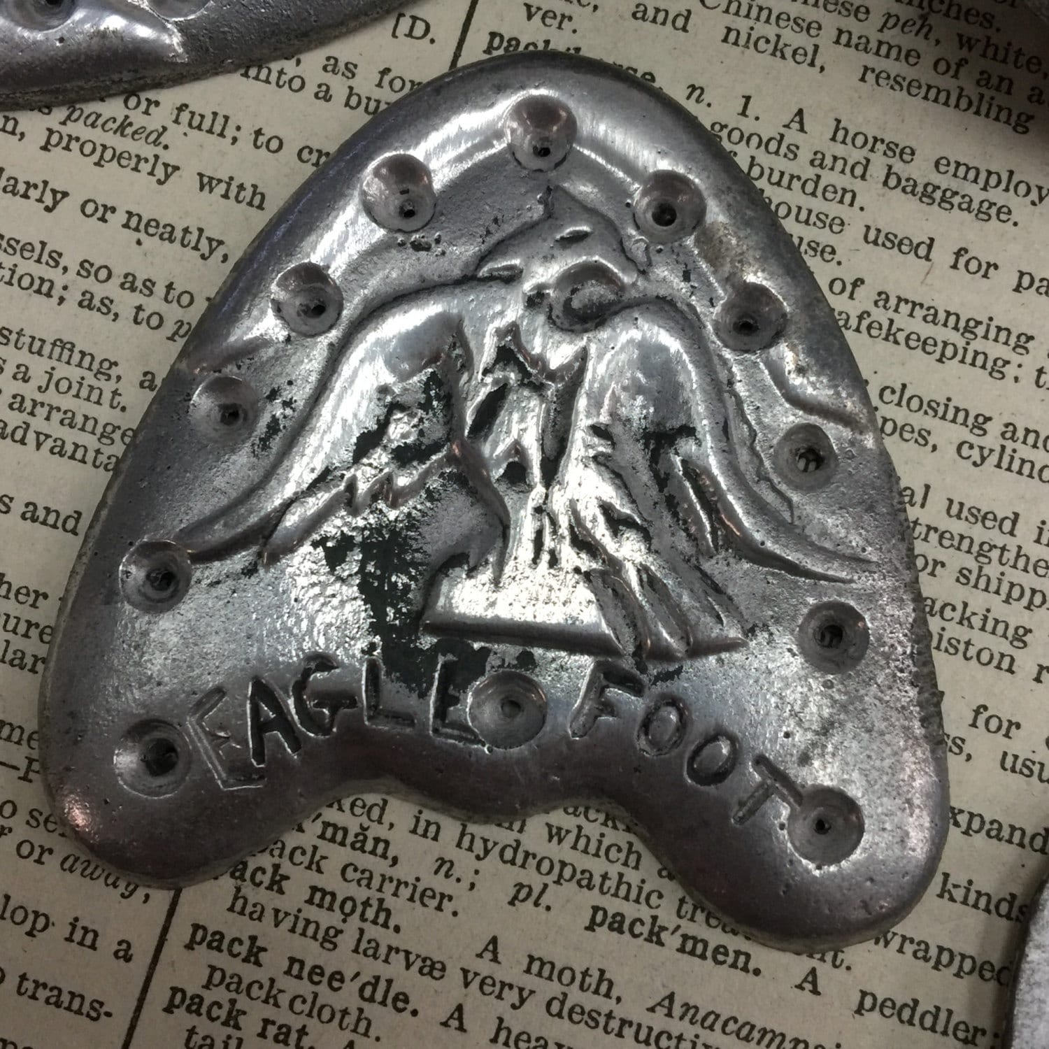 Antique dance Eagle Foot La Belle Tap shoe tap Size 4 vintage tap