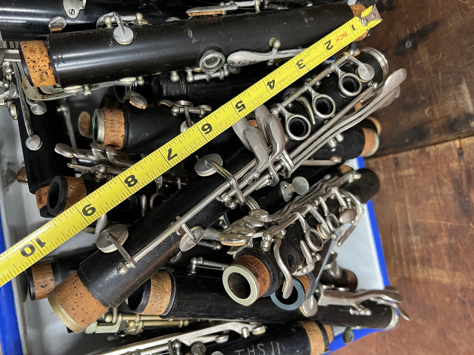 Woodwind Instruments Part One Vintage Clarinet ONE Section - Woodwind Instrument Part - Antique ...