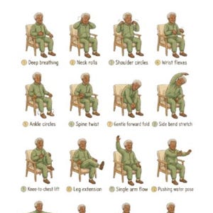 20-step daily Tai Chi flow for people with limited mobility.