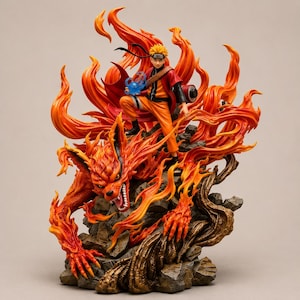 Naruto Kurama Statue - Etsy