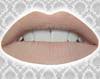 light grey matte lipstick
