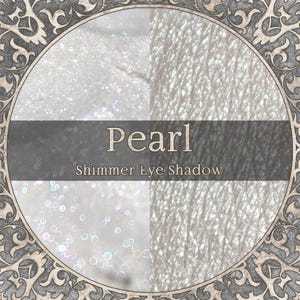 PEARL Eye Shadow - Shimmery White Loose Powder Cosmetic Pigment, Minimalist Aesthetic Cruelty Free and Vegan Makeup - TAT 3-5 Biz Days