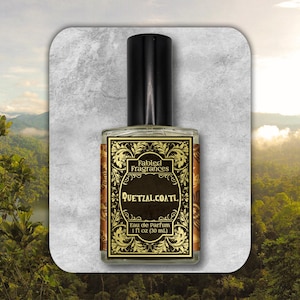 QUETZALCOATL Eau de Parfum Spray with Coffee Bean, Cinnamon, Peppercorn, Copal Resin, Palo Santo, Rosewood, Cocoa, TAT 3-5 Biz Days