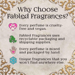 a sign that says, why choose tabledfragrances?