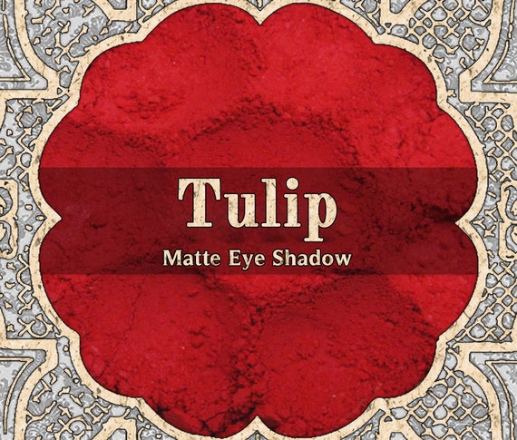 Pigmented red sale eyeshadow