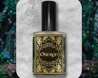 OBERON Eau de Parfum Spray with Artemisia Wormwood, Fig, Moss, Tonka Bean, Oud, Midsummer Nights Dream, Shakespeare, TAT 6-8 Biz Days
