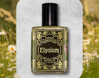 ELYSIUM Perfume Oil with Tangerine, Grapefruit, Cassie, Orange Blossom, Musk, Violet Leaf, Mythology, Natural Perfume, TAT 6-8 Biz Days