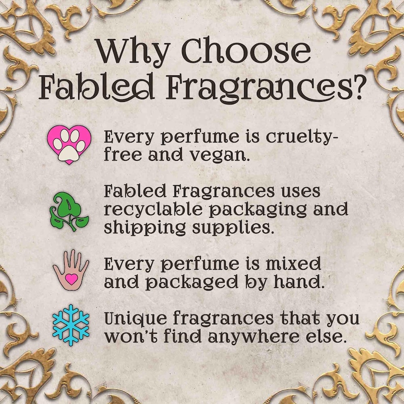 a sign that says, why choose tabledfragrances?