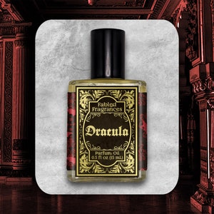 DRACULA Perfume Oil with Lilac, Ylang Ylang, Dragons Blood, Musk, Amber, Styrax, Bram Stoker, Vampire, Gothic Fragrance, TAT 6-8 Biz Days