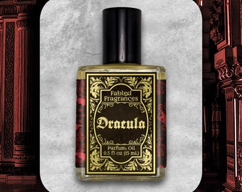 DRACULA Perfume Oil with Lilac, Ylang Ylang, Dragons Blood, Musk, Amber, Styrax, Bram Stoker, Vampire, Gothic Fragrance, TAT 6-8 Biz Days