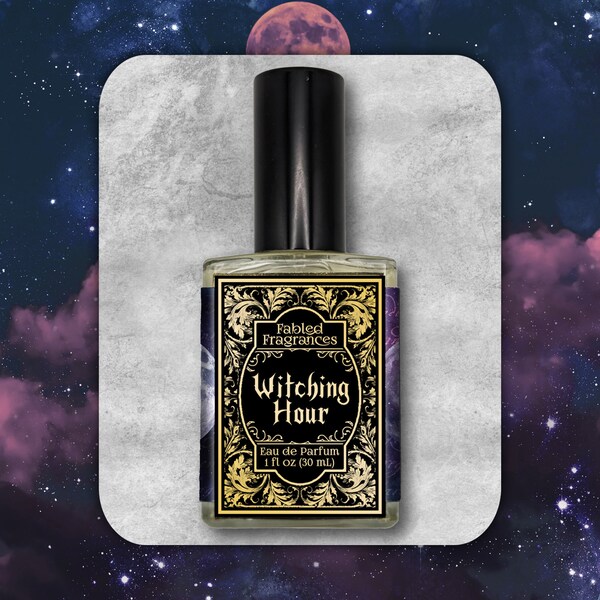 WITCHING HOUR Eau de Parfum Spray with Pepper, Allspice, Rosemary, Bay, Frankincense, Smoke, Spikenard, Copal, Powder, TAT 6-8 Biz Days