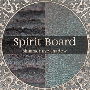 Ombre à paupières marron mauve chatoyant, SPIRIT BOARD, duochrome turquoise irisé, cadeau maquillage effrayant pour gothique, cosmétique végétalien, TAT 3-5 jours ouvrables